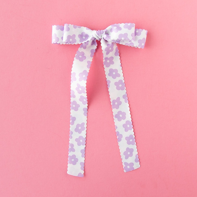 Mod Daisy – Purple | Statement Ribbon Bow
