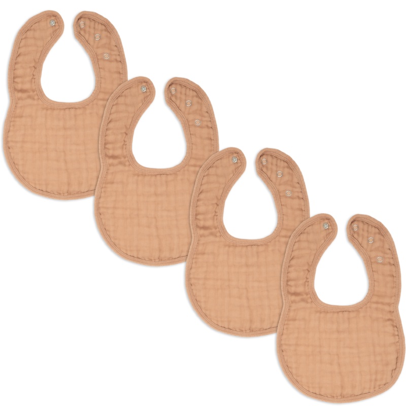 Muslin Bibs by Comfy Cubs – Caramel