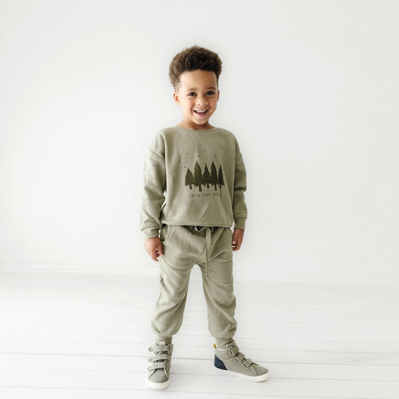 Organic Kids Sweatshirt – Woods