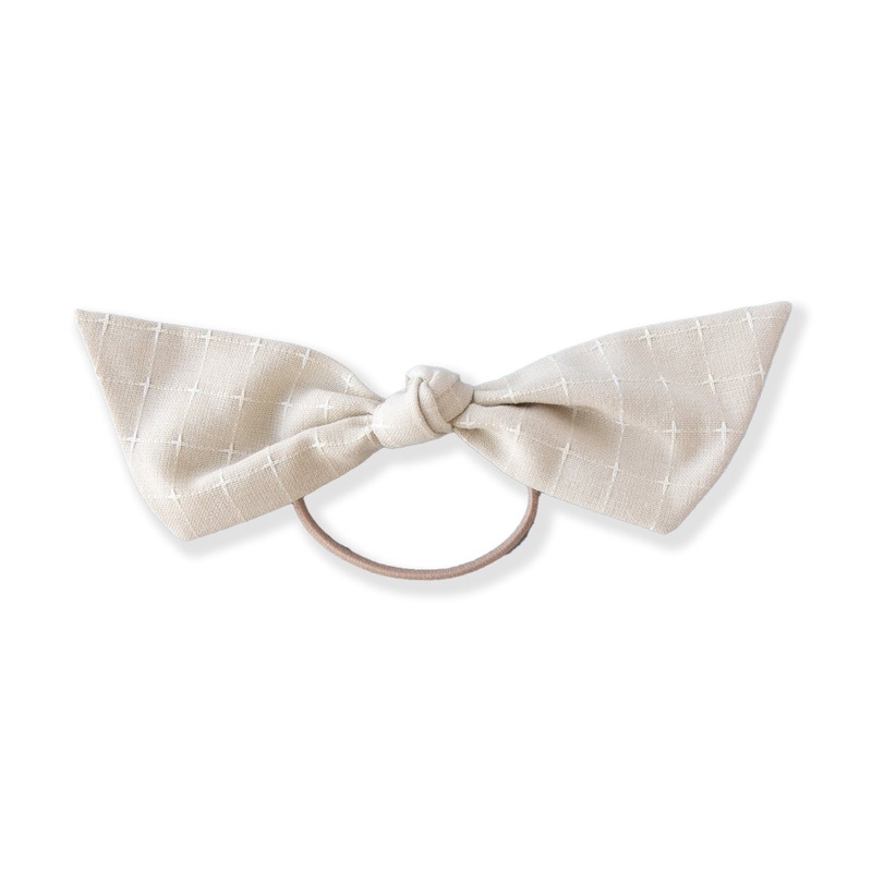 Parchment | Modern Knot|Beige Elastic|Black Elastic