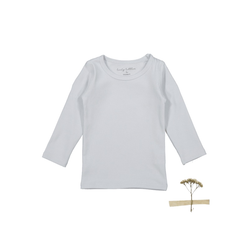 The Long Sleeve Tee – Sky|3m|6m|12m|18m|24m|36m|4y|6y|8y