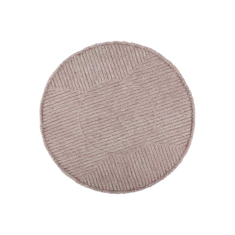 WOOLABLE RUG ROSE TEA|160 cm|Base: Pearl Grey Top: Misty Rose