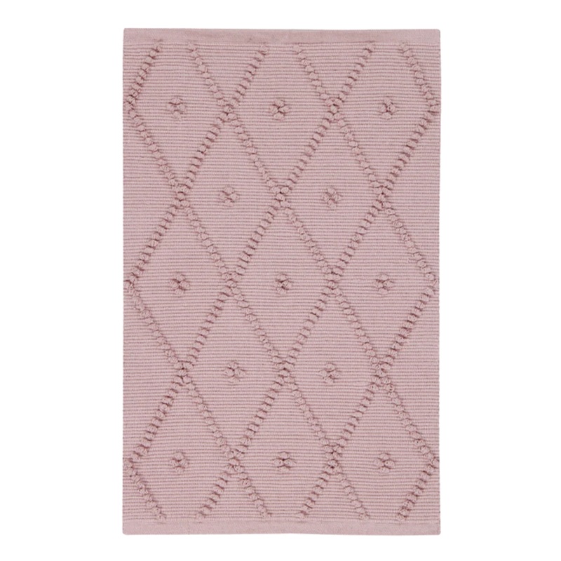 COTTON RUG CAPRI PALE ROSE|60 x 90 cm|120 x 180 cm|Vintage Nude