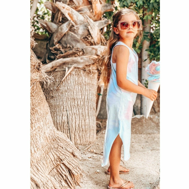 Lexi Tank Dress Cotton Candy|2-3|4-5|6-7|8-9|10|Cotton Candy Tie Dye