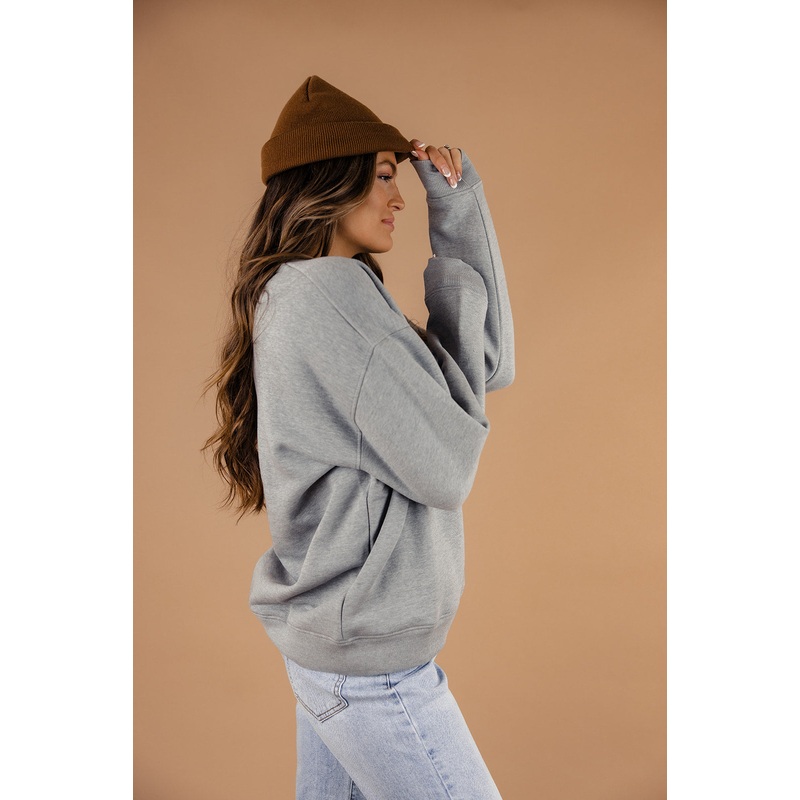 Never Better Sweatshirt|Gainsboro|Ivory|S|M|L