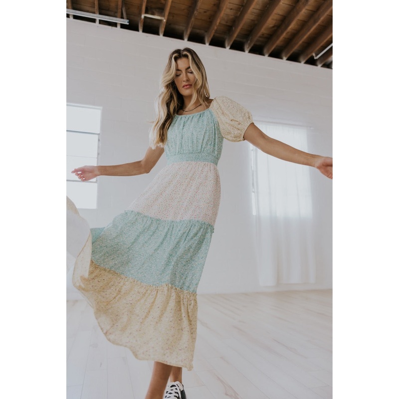 The Andalasia Tiered MOM Dress