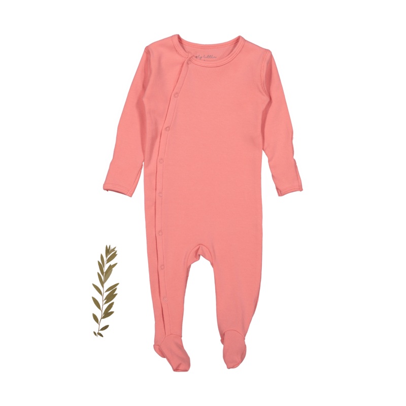The Snap Romper – Coral|00m|0m|3m|6m|12m|18m|24m