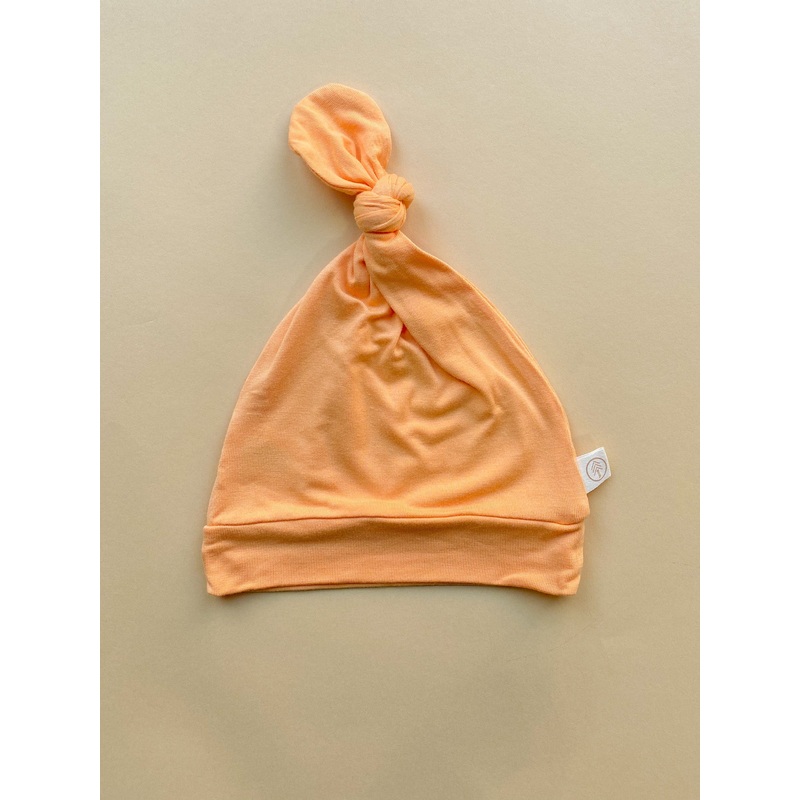 Top Knot Hat | Mango | Bamboo|0-6M