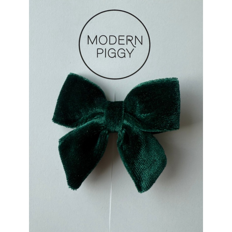 Clara | Mini Piggy Bow|Alligator Clip|Nylon Headband