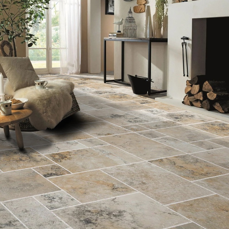 Golden Ink Antique Pattern Brushed, Chiseled, and Partially Filled – Livfloors Collection