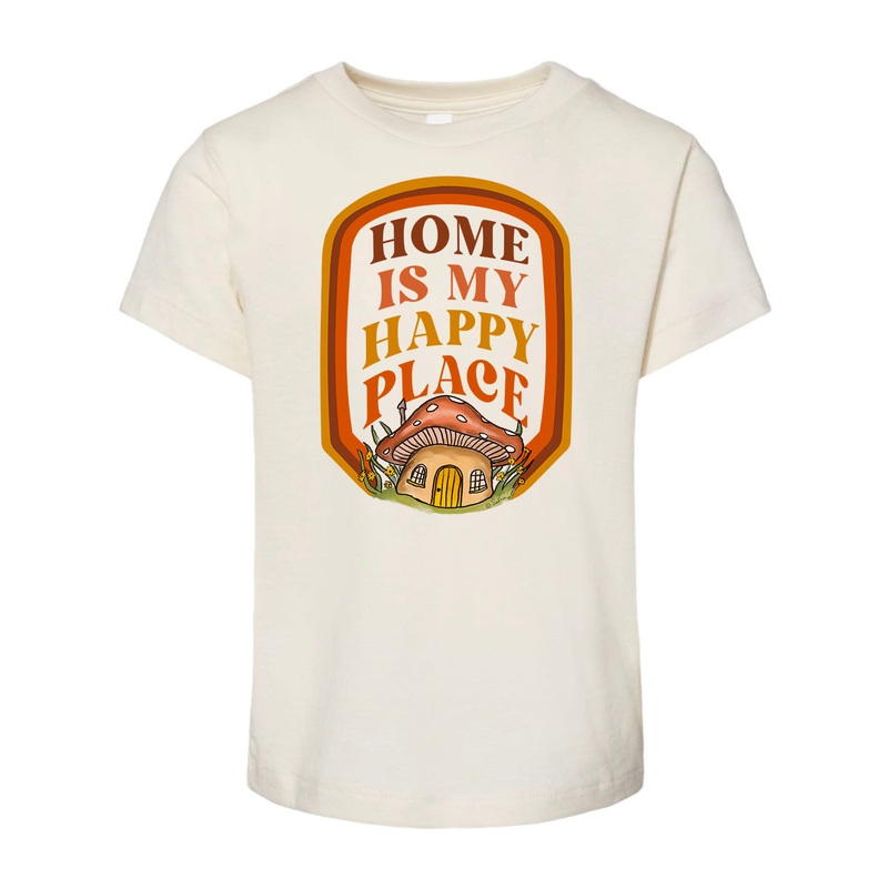 Home Is My Happy Place – Natural [Children’s Tee]