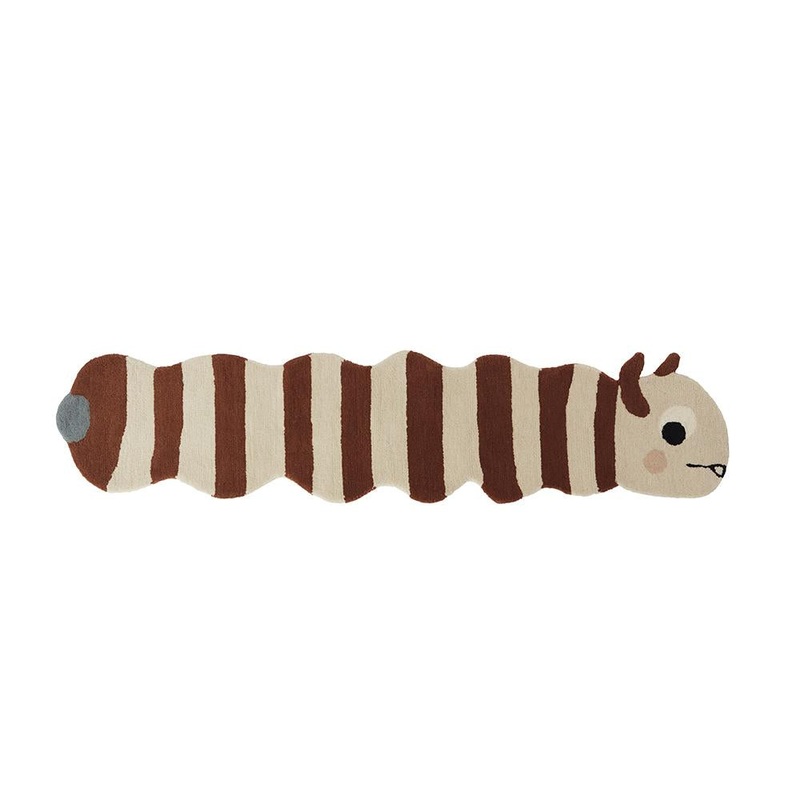 Leo Larva Rug – Caramel / Offwhite