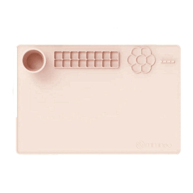 Silicone Activity Painting Mat MKS Miminoo Blush