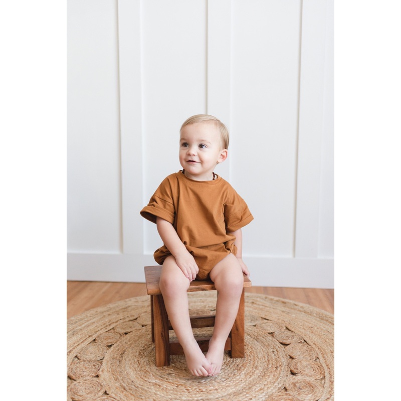 Solid Color T-Shirt Romper – more colors