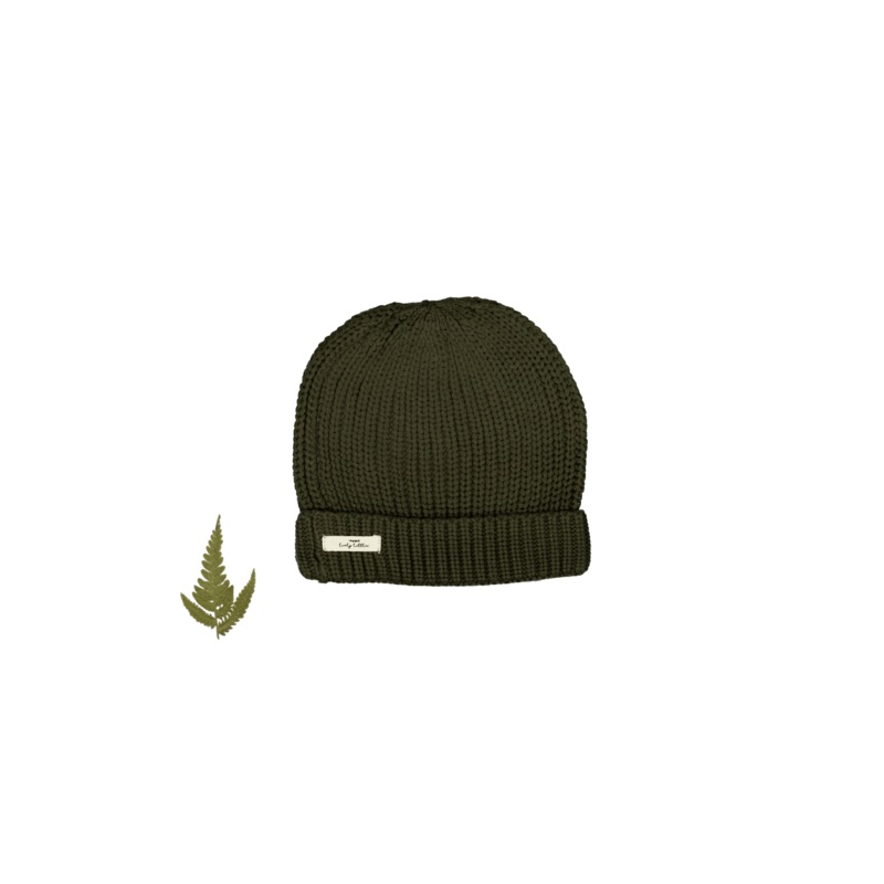 The Chunky Knit Hat – Moss|0-12m|12-24m