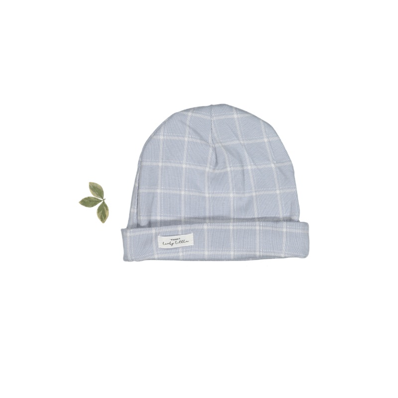The Printed Hat – Blue Grid|0-3m|3-6m|6-12m