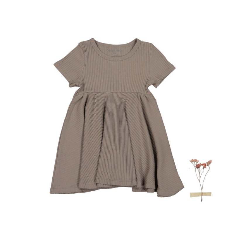 The Short Sleeve Dress – Taupe