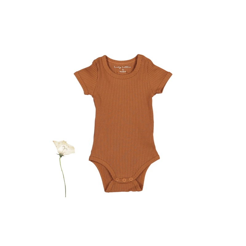 The Short Sleeve Onesie – Caramel