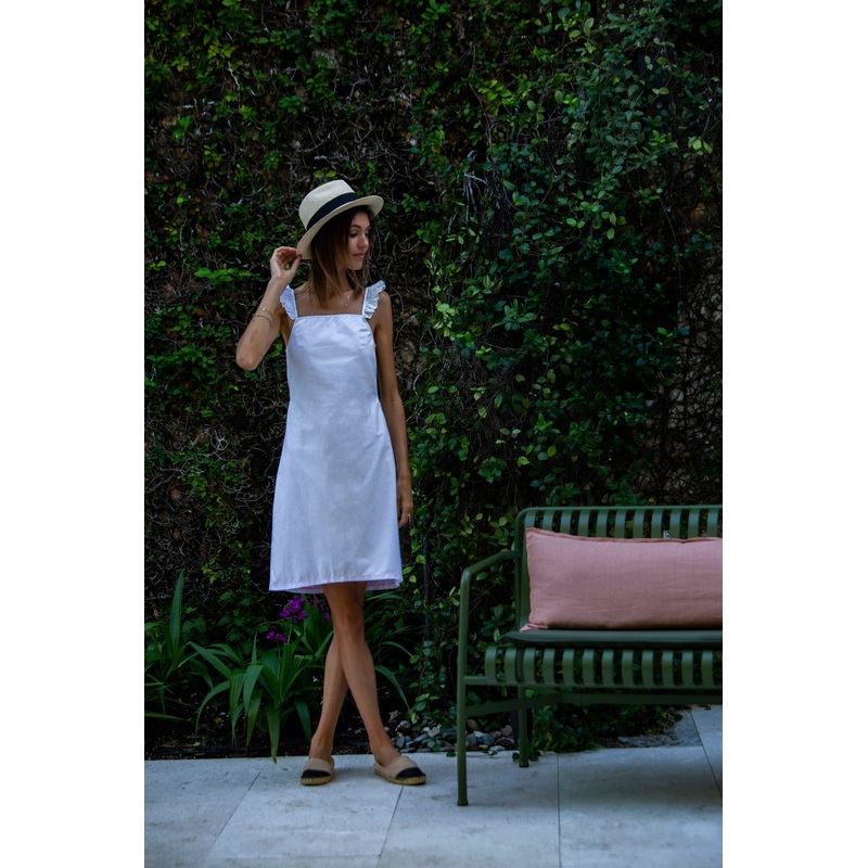 Womans Lara Dress – Storm Stripes