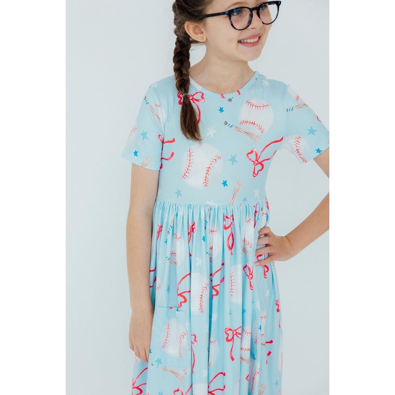 Grand Slam Glam S/S Pocket Twirl Dress