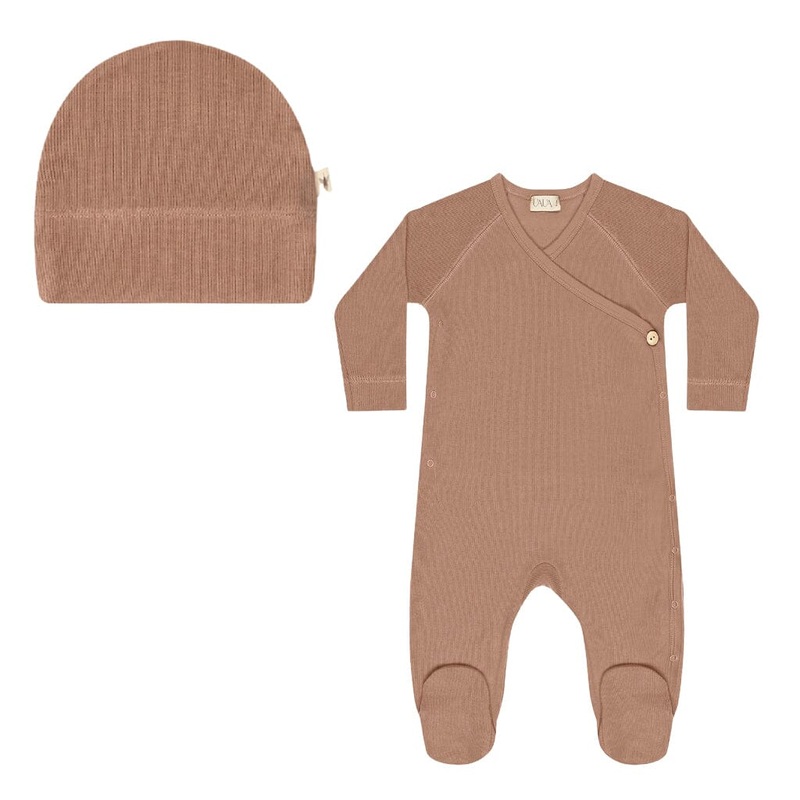 Kimono Footie with Beanie Set – Castagna