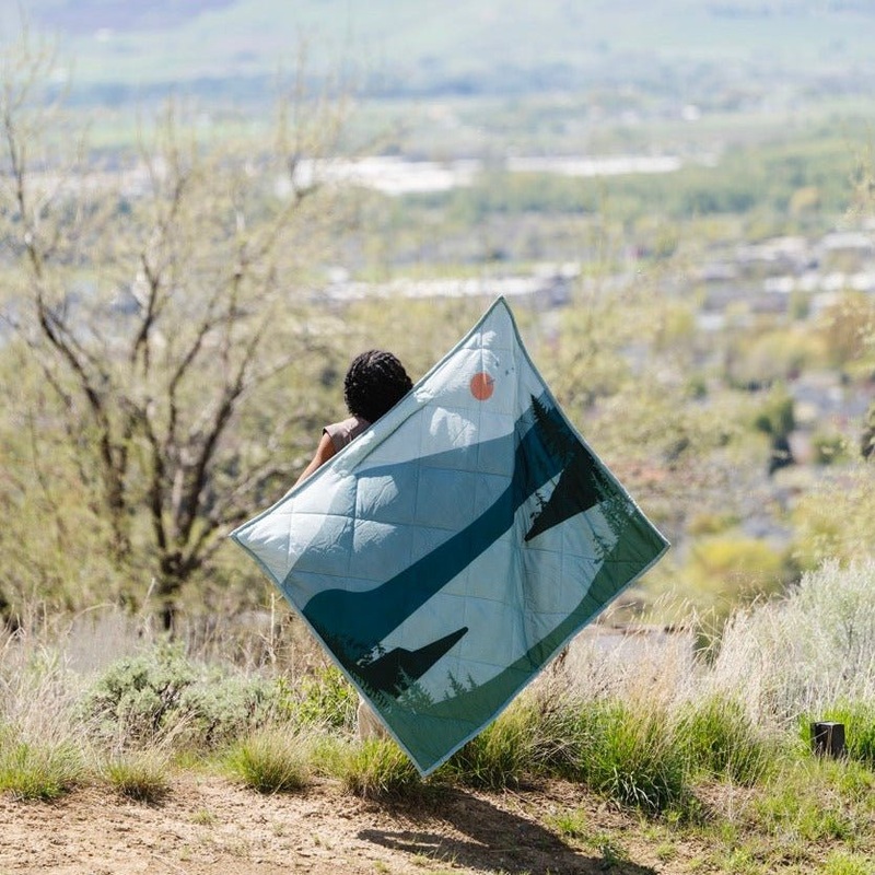 OUTDOOR BLANKET|XL|Throw|Glacier|Cedar Breaks|Summit|Valley|Leopard