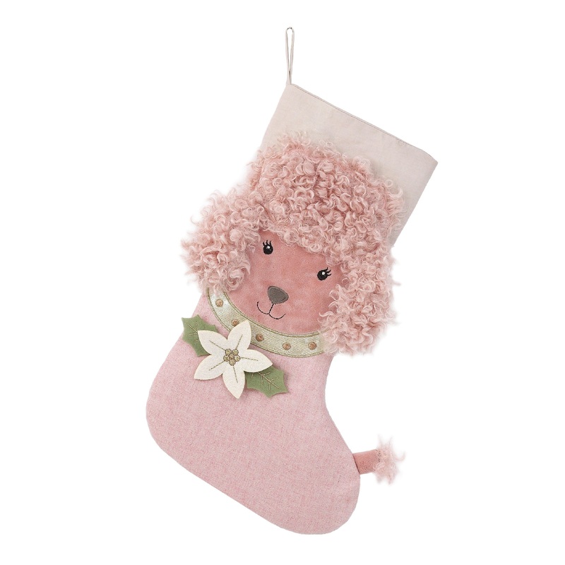 Paris Poodle Stocking