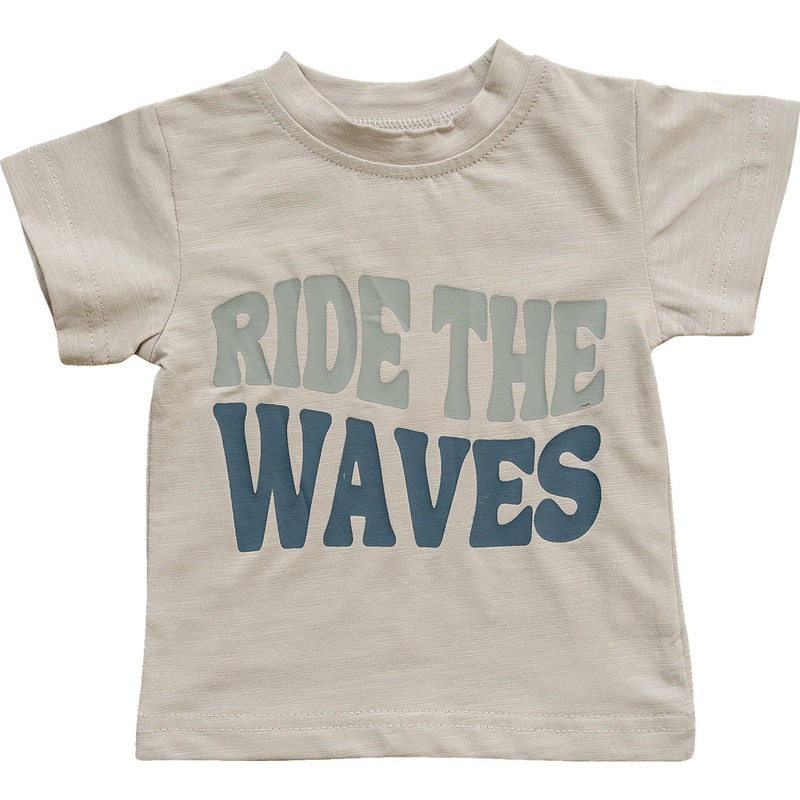Ride The Waves Tee|0-3|3-6|6-12|18|2T|3T|4T|5T|6Y|7Y