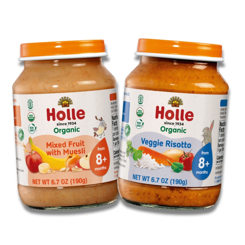 Sweet & Savory Jars Bundle: Mixed Fruit w/ Muesli Jars, Veggie Risotto Jars