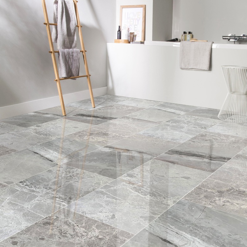 Agora Royal Gray Marble Polished Floor and Wall Tile – Large Format – Livfloors Collection