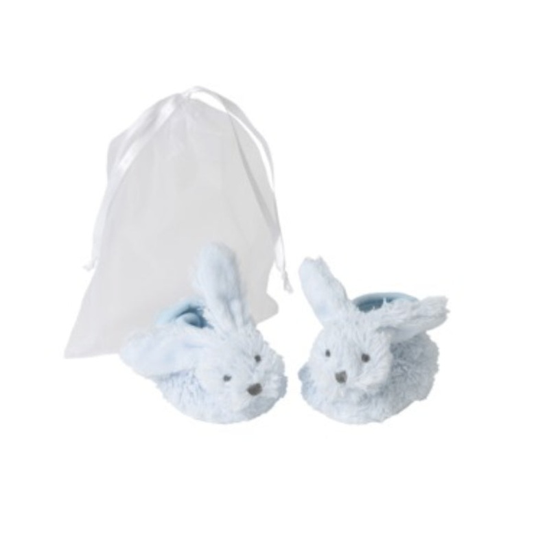 Blue Rabbit Richie Slippers in organza bag by Happy Horse