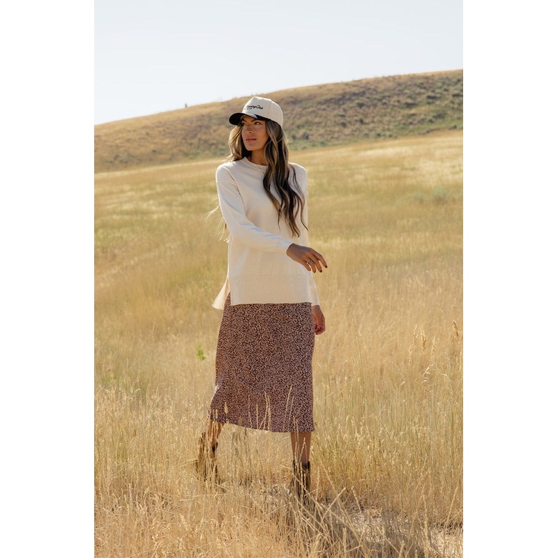 Lancaster Pocket Sweater|Ivory|OliveDrab|S/M|M/L