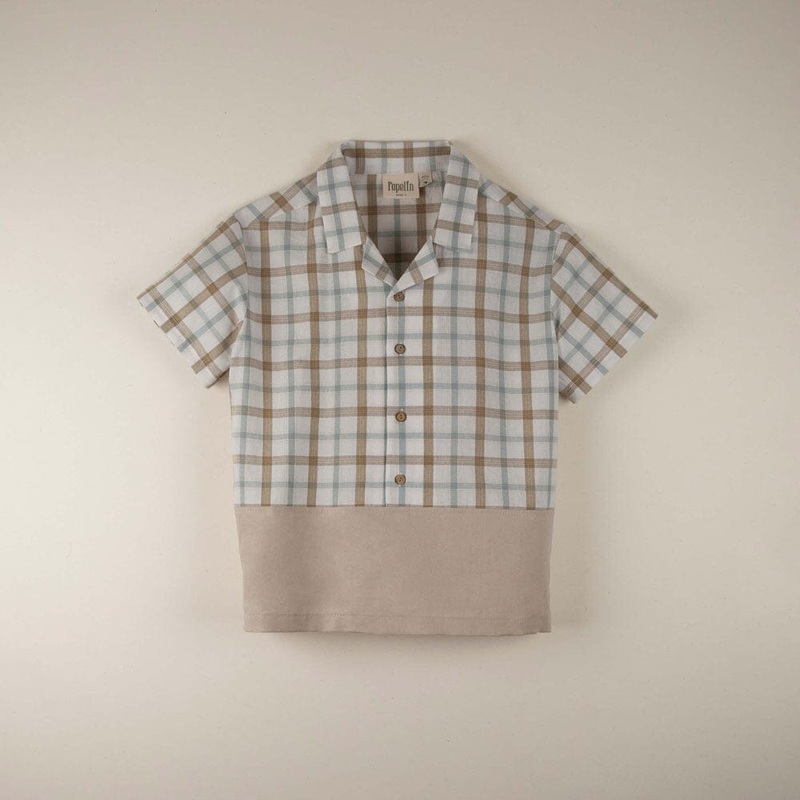 Plaid Shirt with Label|12-18m|18-24m|2-3yr|3-4yr|4yr|5yr|6yr