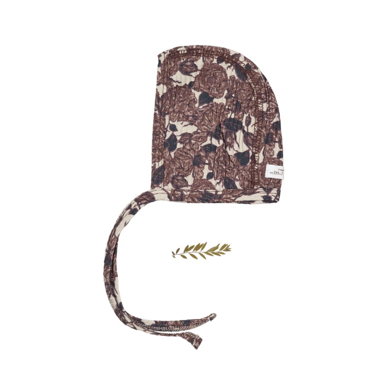 The Printed Bonnet – Flora|0-3m|3-6m|6-12m