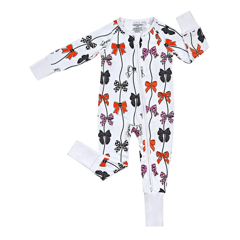 Bamboo Zip Romper | Spooky Bows