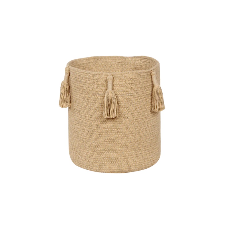 BASKET WOODY HONEY|30 x 30 cm|Honey