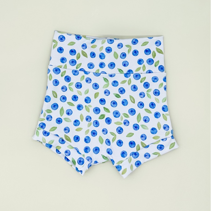 Blueberry Shorties (Matching)|Newborn|0-3 Months|3-6 Months|6-9 Months|9-12 Months|12-18 Months|2T|3T|4T|5T|2T Long Shorts|3T Long Shorts|4T Long Shorts|5T Long Shorts|6T Long Shorts