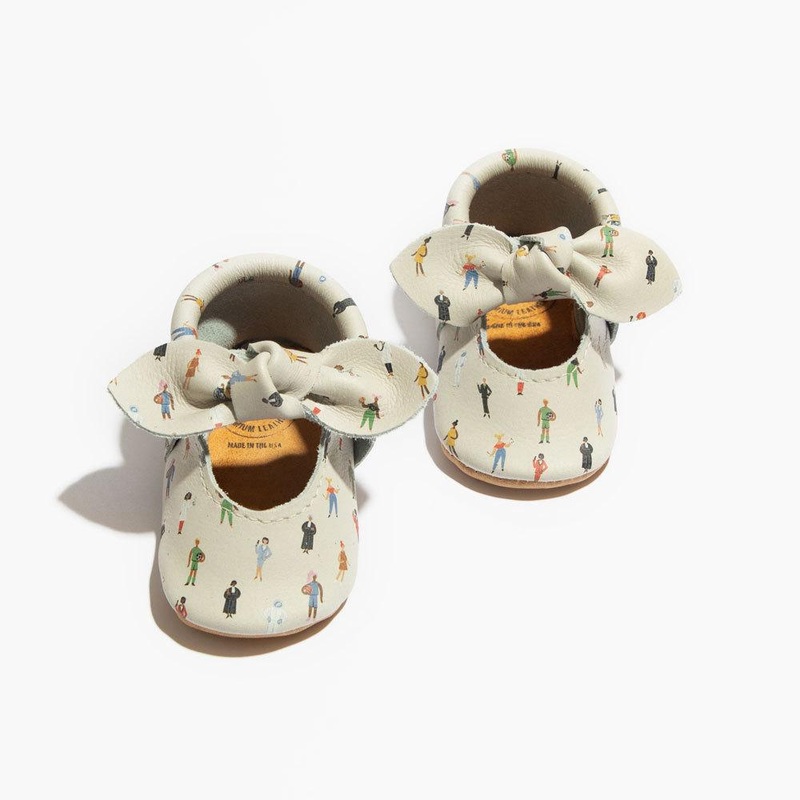 Boss Lady Knotted Bow Baby Shoe