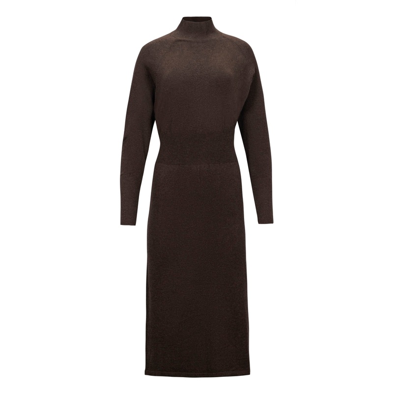 Dolman Sleeve Sweater Dress|2|4|6|8|10|12|14|16|Chocolate Heather