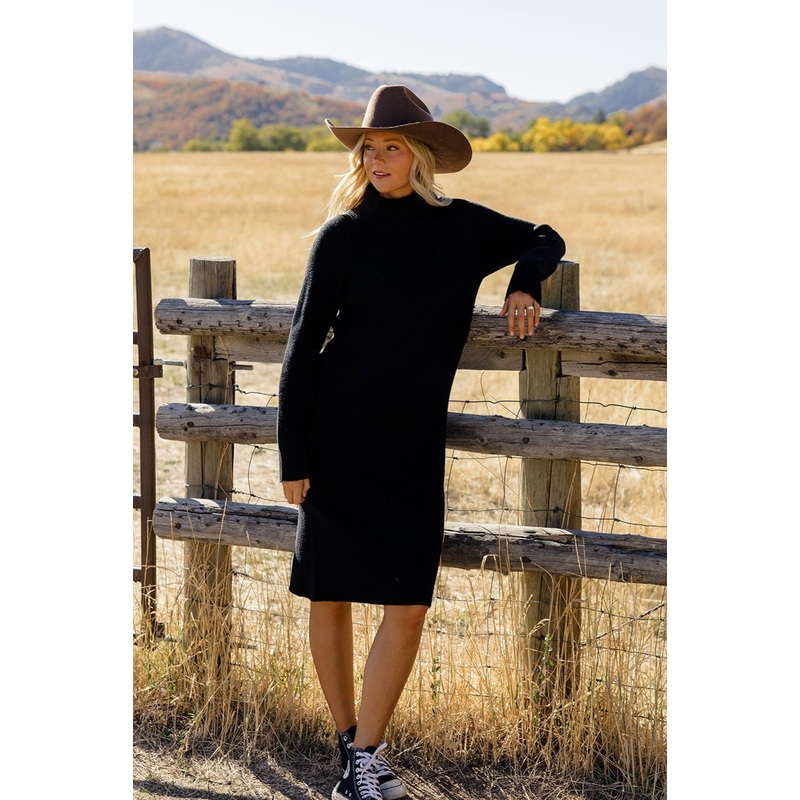 Love of My Life Sweater Dress|Black|S|M|L