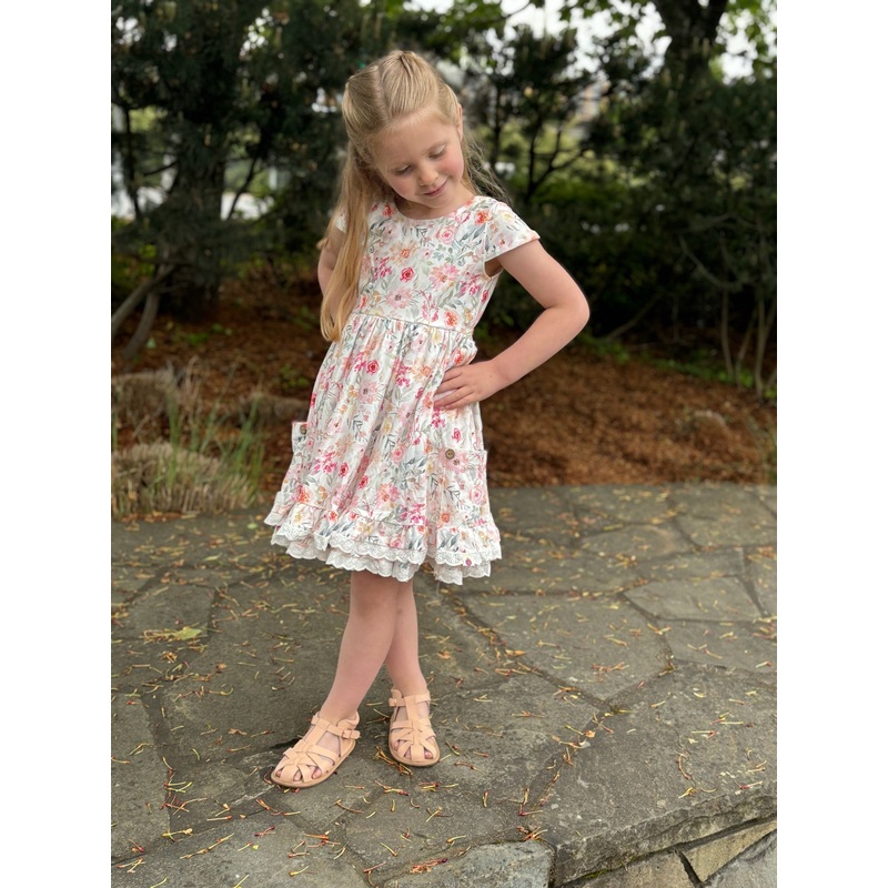 Peach Closed Toe Sandal