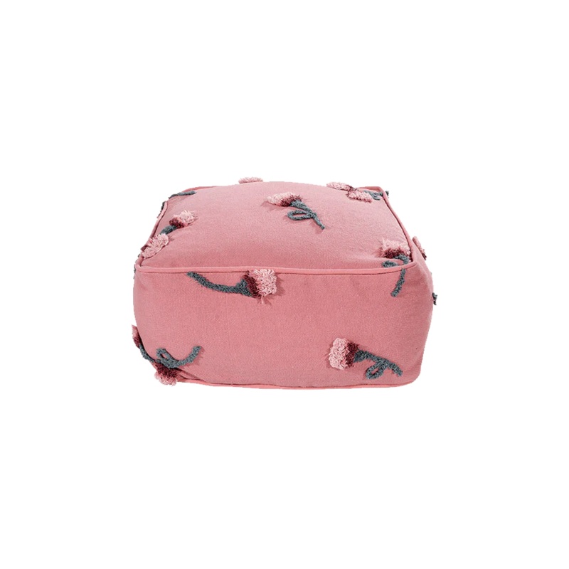 POUF ENGLISH GARDEN|54 x 54 x 27 cm|Ash Rose