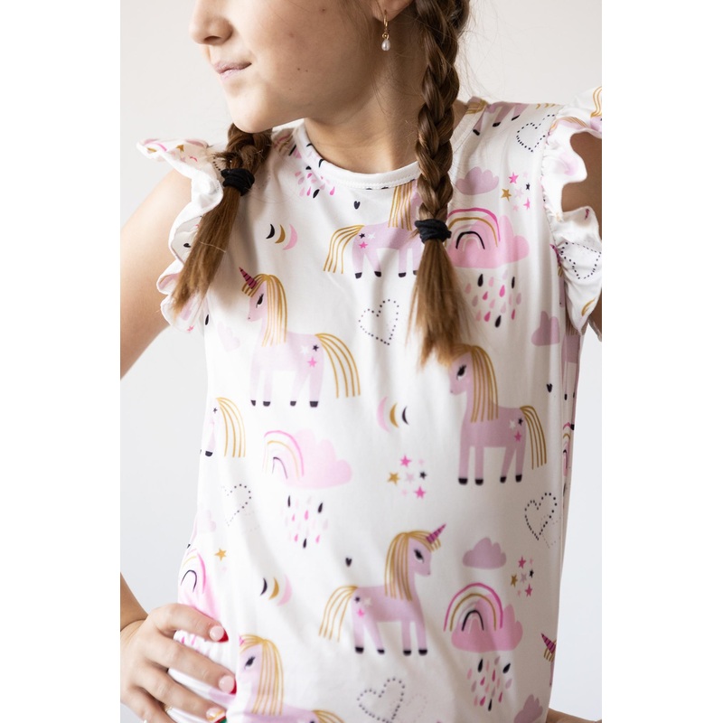 SALE Head in the Clouds S/S Ruffle Tee