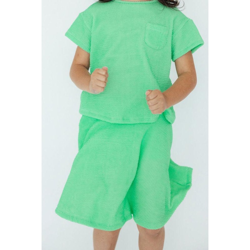 Seafoam Green Scrunchy Twirl Skort
