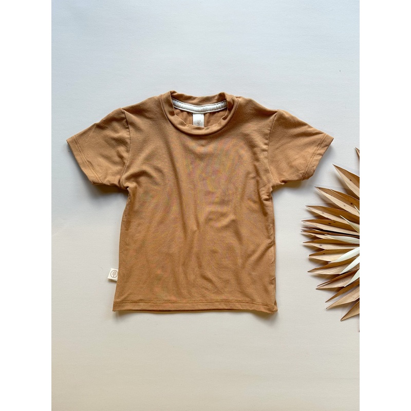 Short Sleeve Essential Tee | Clay | Luxury Bamboo