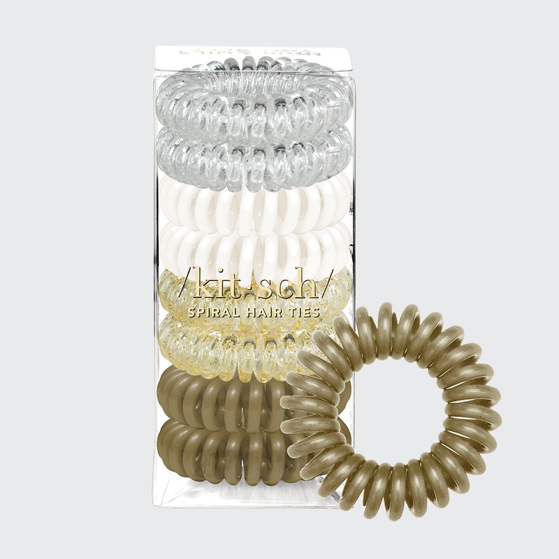Spiral Hair Ties 8 Pc – Blonde
