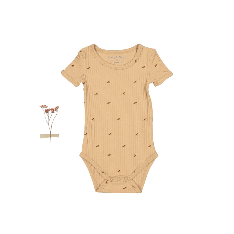 The Printed Short Sleeve Onesie – Birdsong