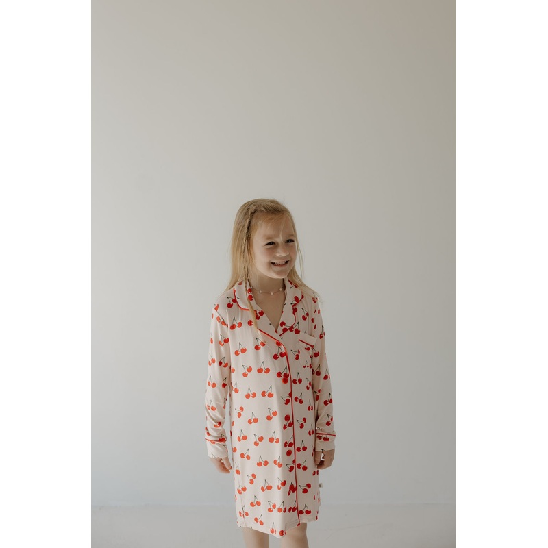 Toddler Bamboo Sleeping Dress | Cherry Orchard
