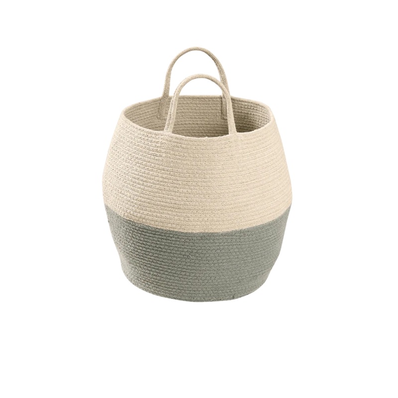 BASKET ZOCO VINTAGE BLUE-NATURAL