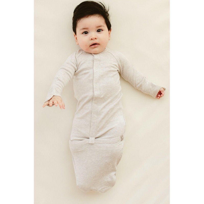 GOWNS | STORM GRAY|NB|0-3M|3-6M